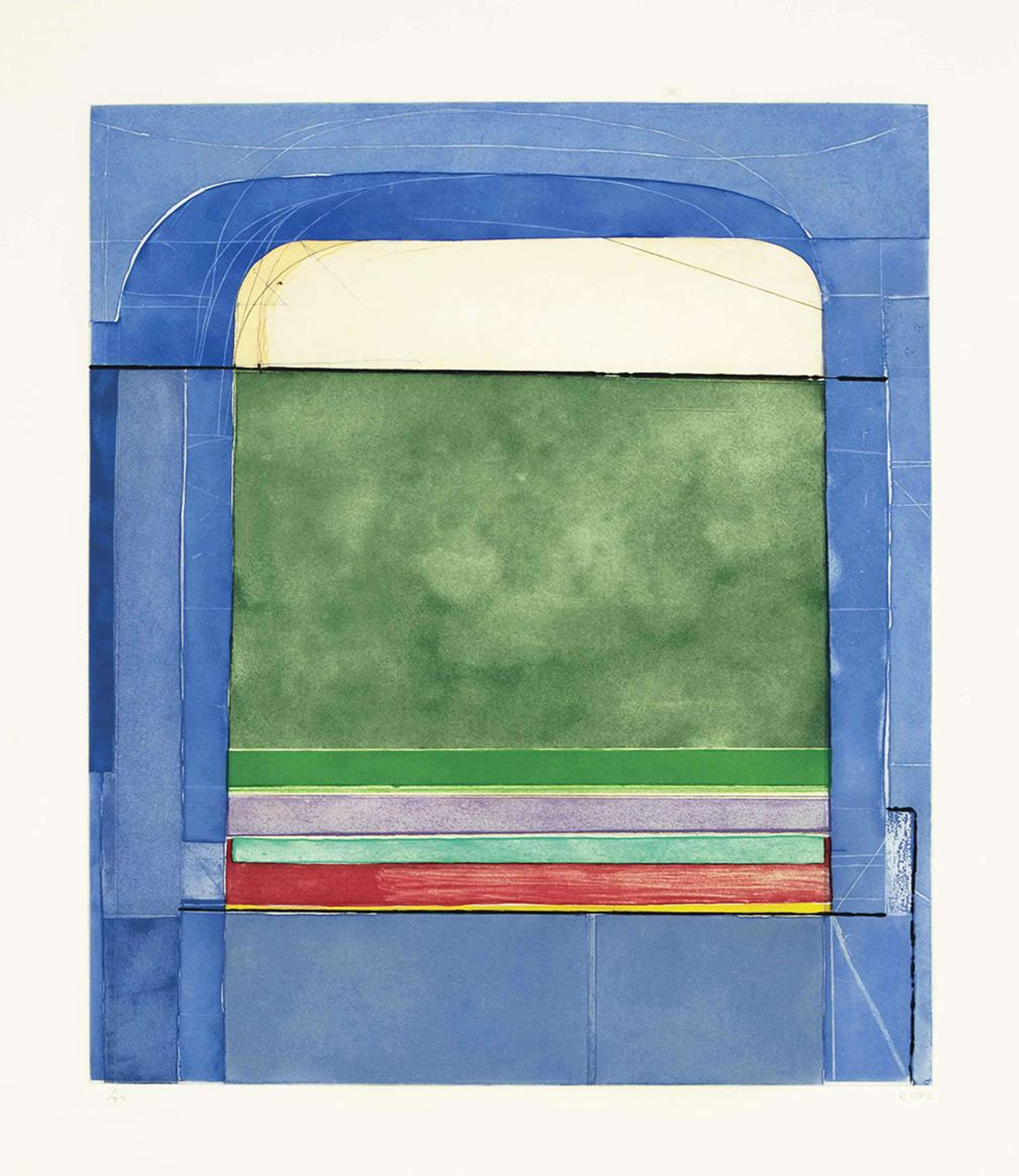 Blue Surround - Signed Print by Richard Diebenkorn 1982 - MyArtBroker