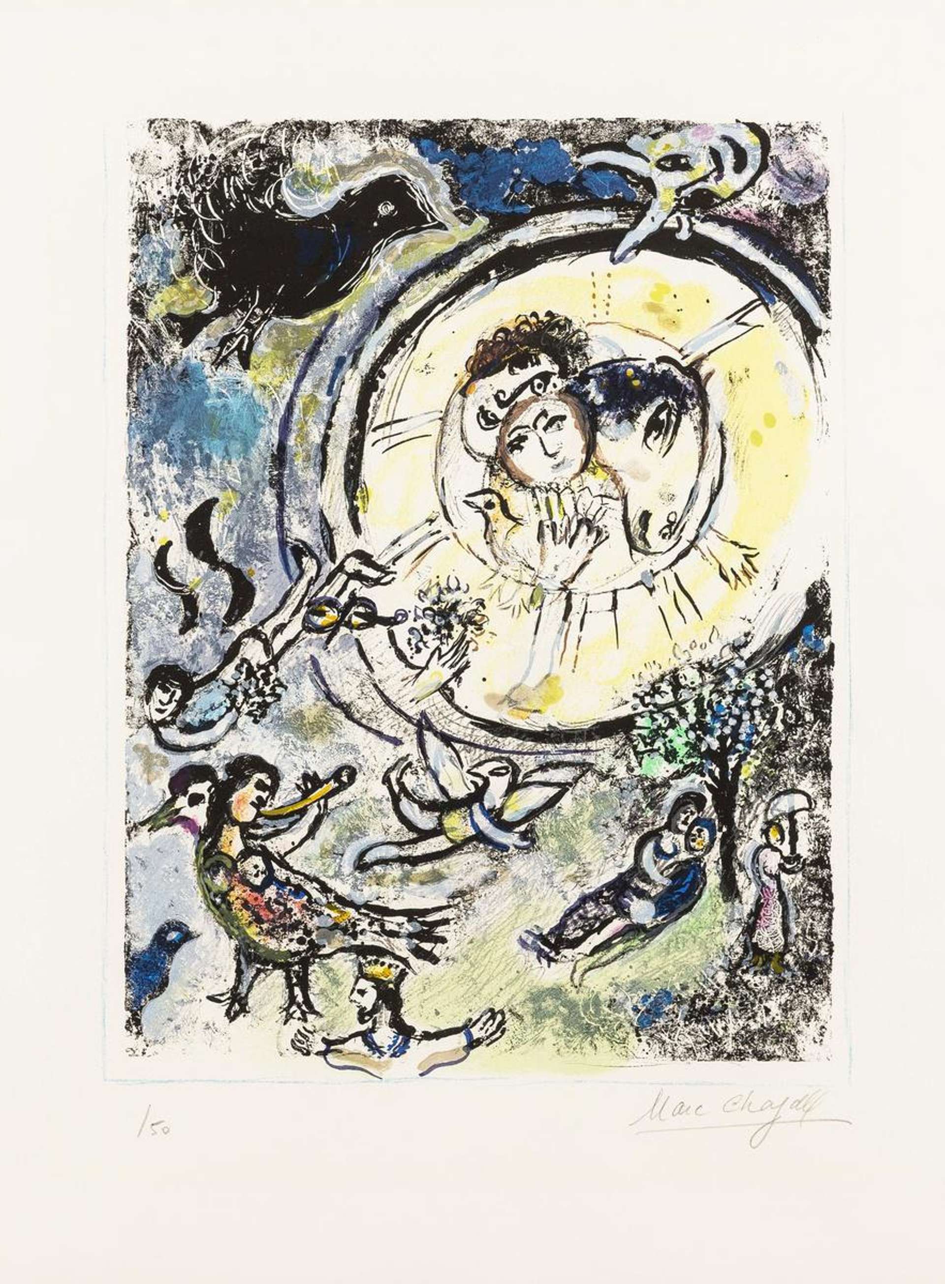 La Flûte Enchantée III - Signed Print by Marc Chagall 1972 - MyArtBroker