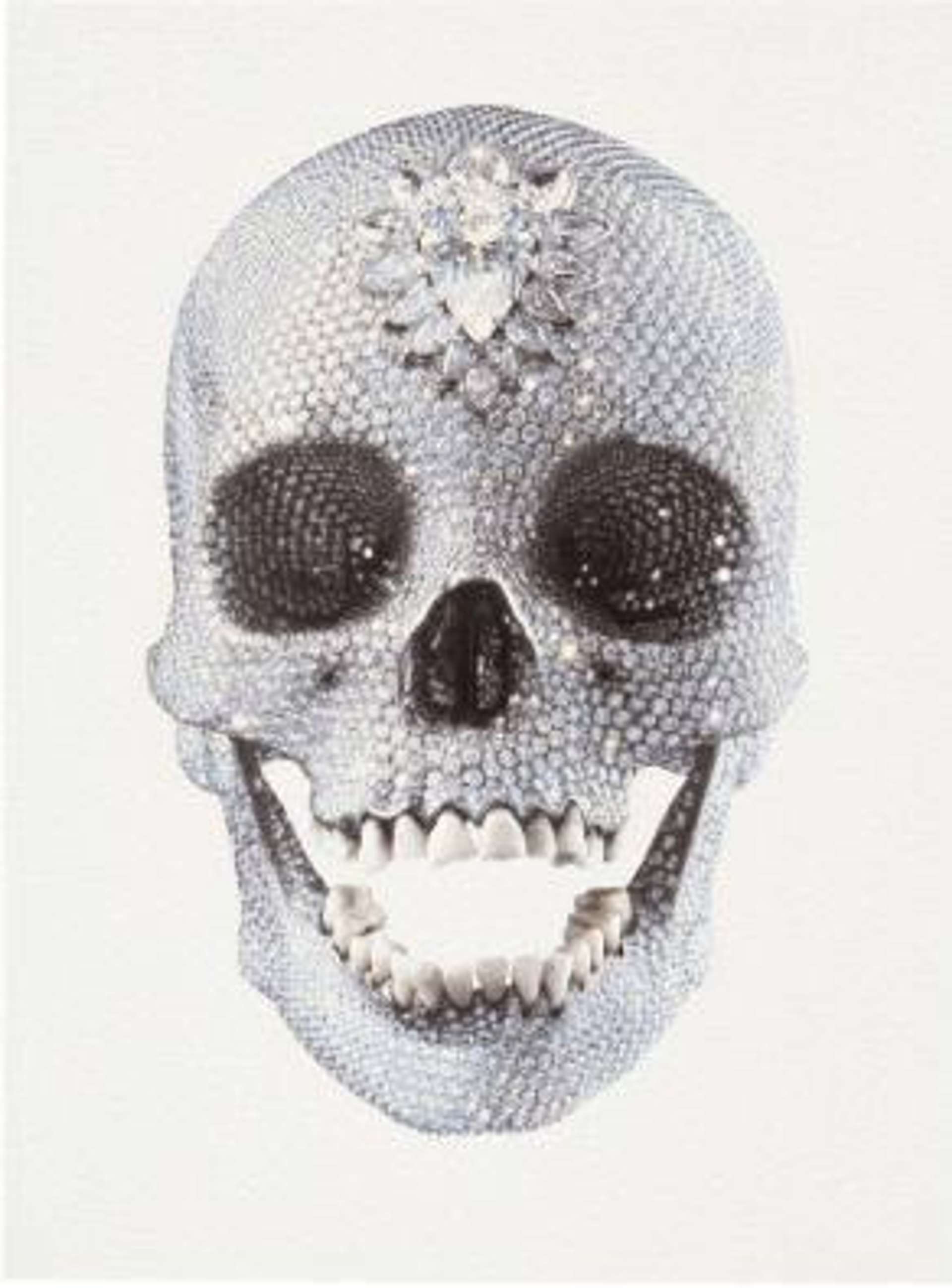Damien Hirst: For The Love Of God (white) - Signed Print