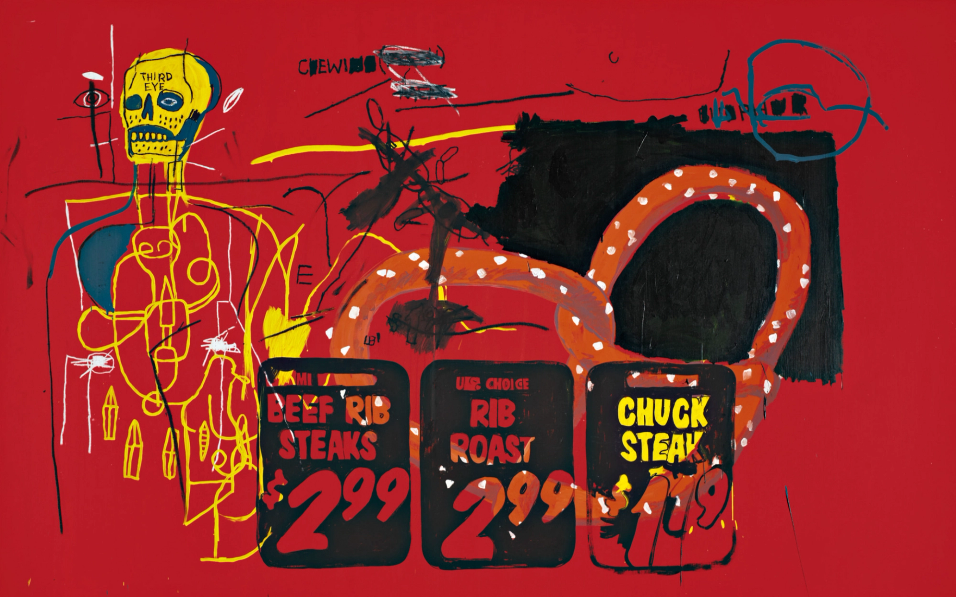 Third Eye by Jean-Michel Basquiat and Andy Warhol - MyArtBroker