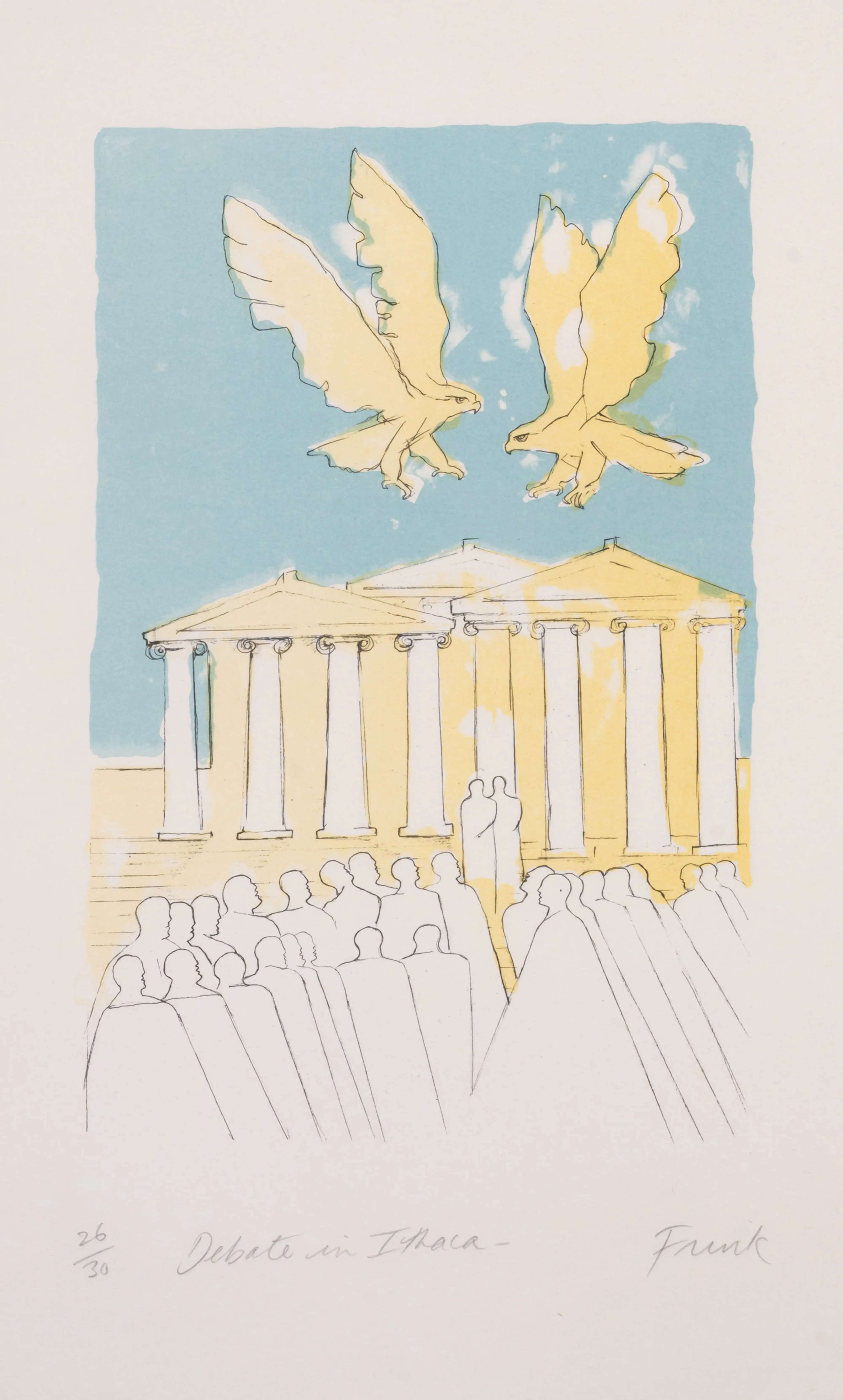 Debate In Ithaca - Signed Print by Elisabeth Frink 1974 - MyArtBroker