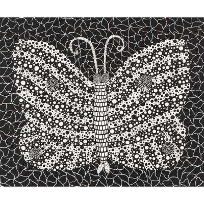 Butterfly, Kusama 18 - Signed Print by Yayoi Kusama 1982 - MyArtBroker
