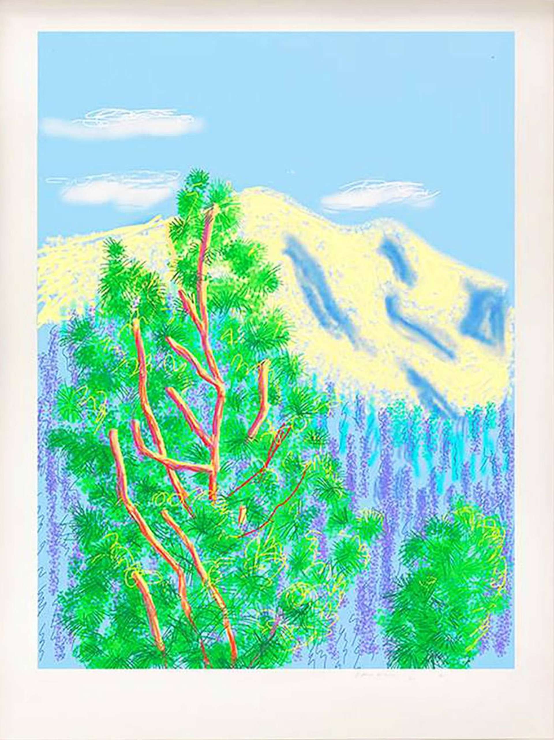 The Yosemite Suite 9 - Signed Print by David Hockney 2010 - MyArtBroker