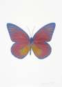 Damien Hirst: The Souls I (loganberry pink, oriental gold, cornflower blue) - Signed Print