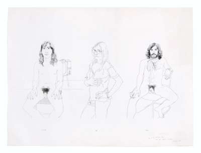 For The OZ Obscenity Fund - Signed Print by David Hockney 1971 - MyArtBroker
