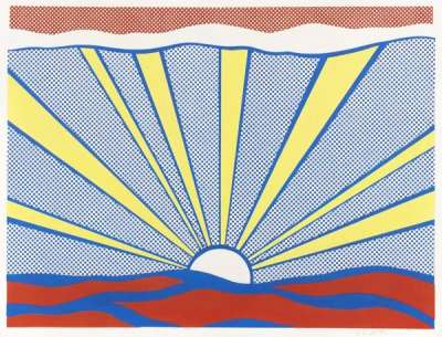 Roy Lichtenstein: Sunrise - Signed Print