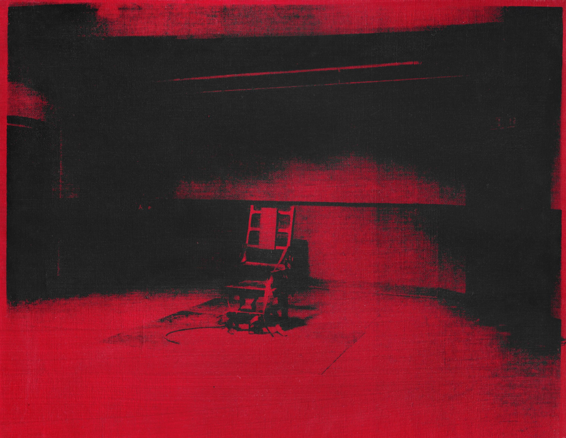 Electric Chair (Red) by Andy Warhol