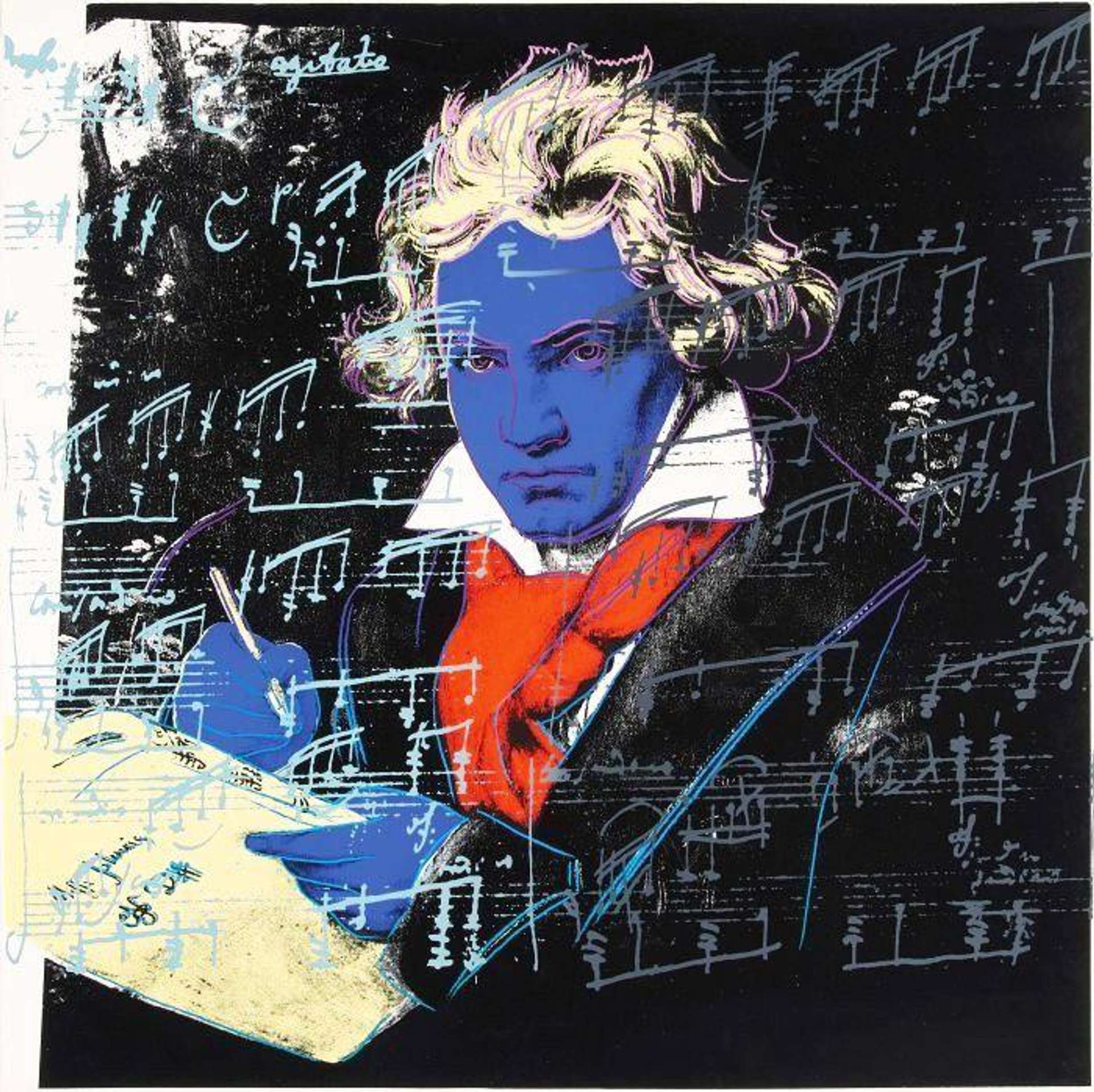 Andy Warhol: Beethoven (F .& S. II.390) - Signed Print
