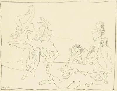 Danses - Signed Print by Pablo Picasso 1954 - MyArtBroker