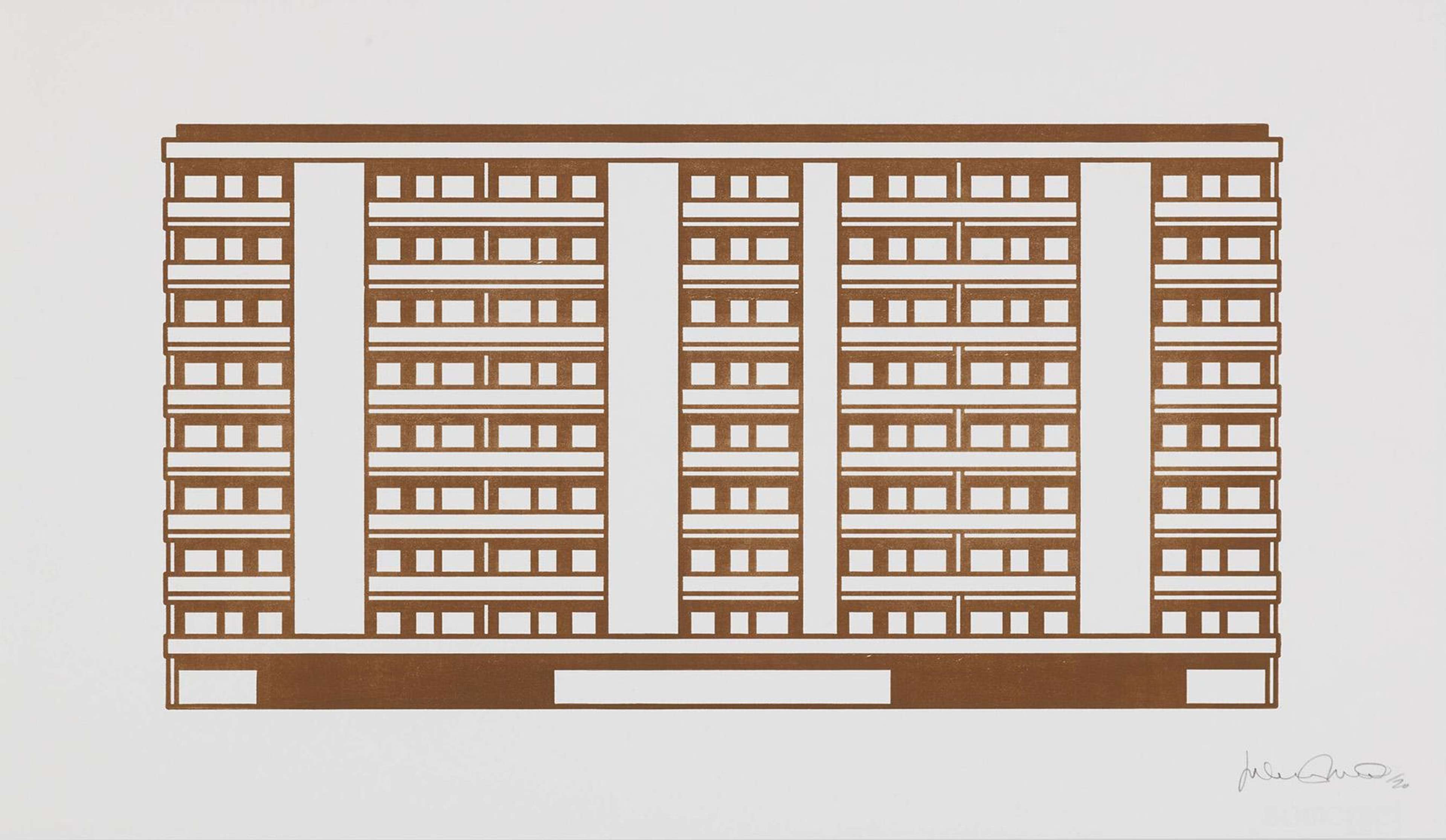 Apartment 10 - Signed Print by Julian Opie 2021 - MyArtBroker