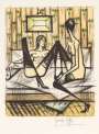 Bernard Buffet: Jeux De Dames VI - Signed Print