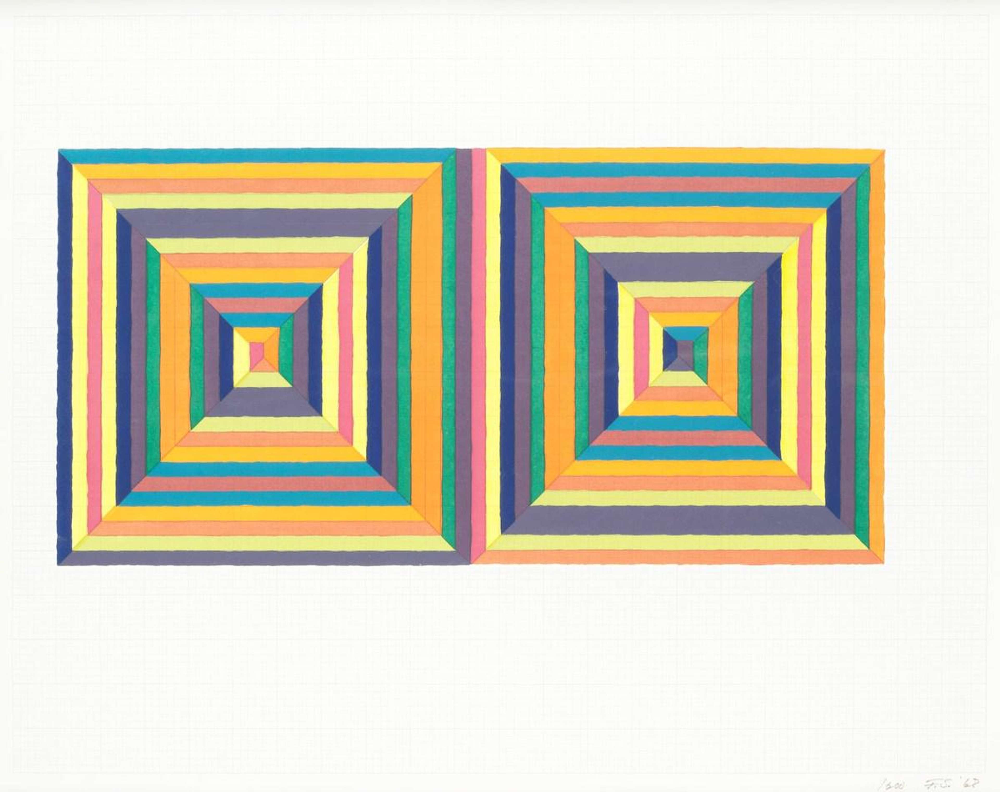 Fortin De Las Flores (First Version) - Signed Print by Frank Stella 1967 - MyArtBroker