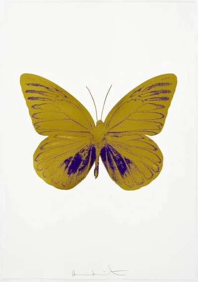 The Souls I (oriental gold, imperial purple) - Signed Print by Damien Hirst 2010 - MyArtBroker
