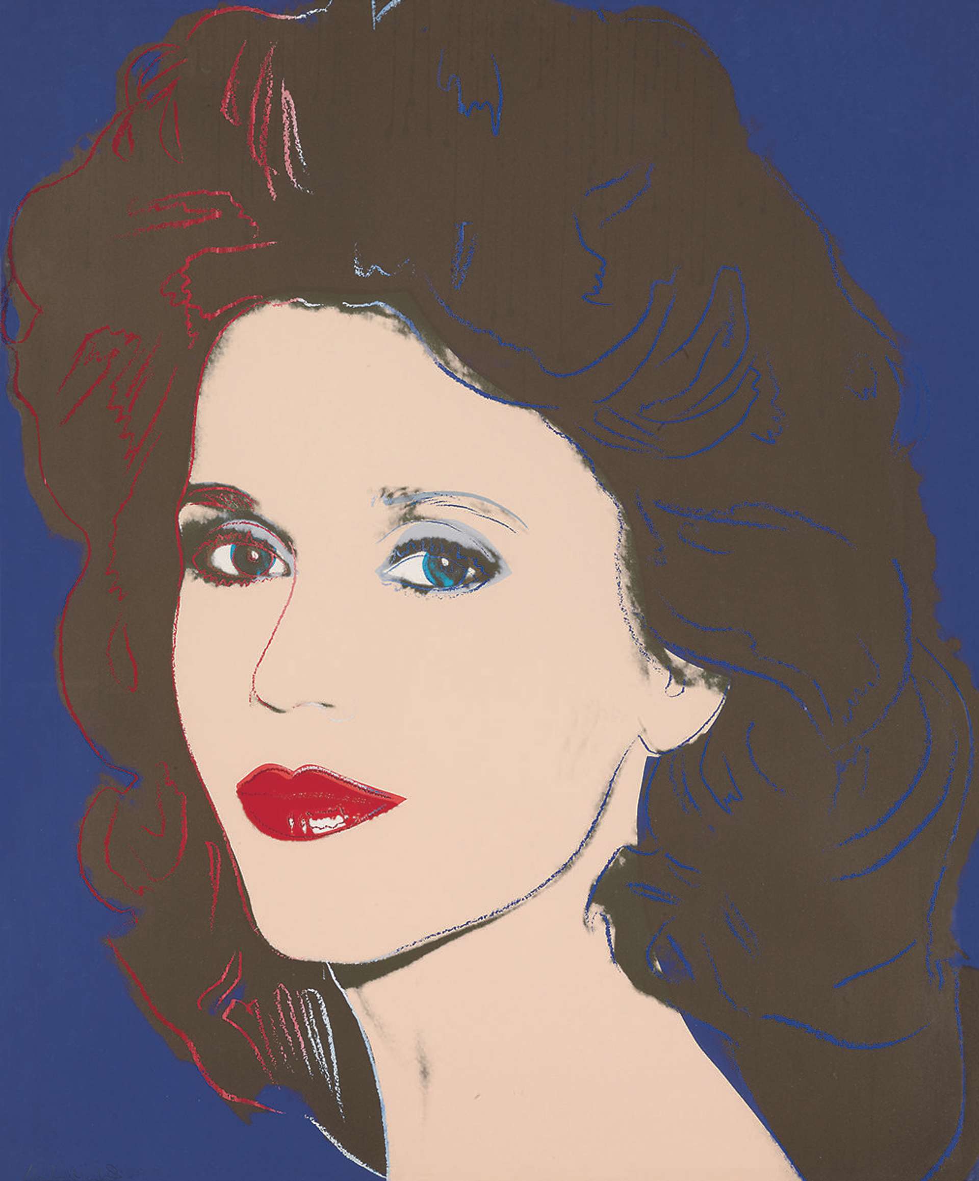 Jane Fonda (F. & S. II.268) by Andy Warhol