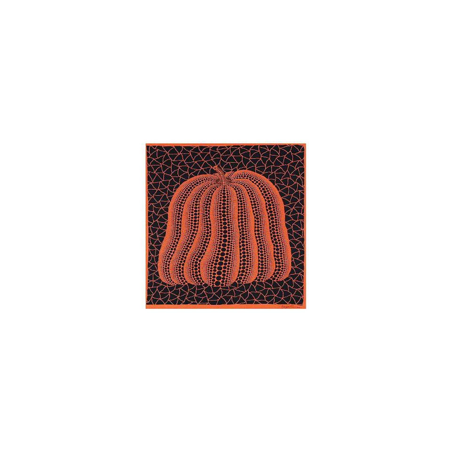 Yayoi Kusama: Pumpkin Memorial Scarf (red) - Mixed Media