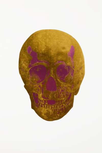 The Dead (oriental gold, loganberry pink) - Signed Print by Damien Hirst 2014 - MyArtBroker