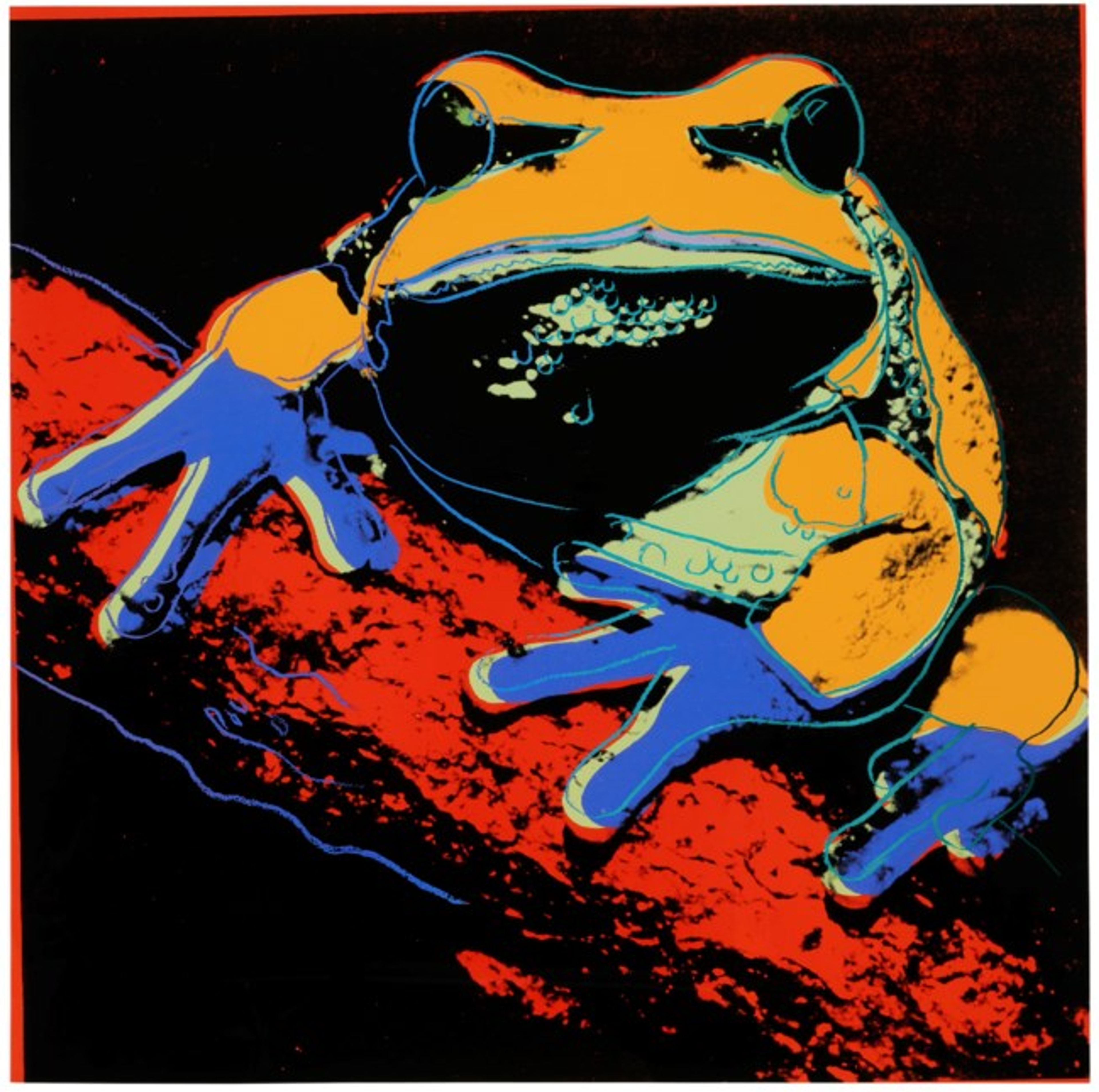 Pine Barrens Tree Frog (TP) (F. & S. II.294) by Andy Warhol - MyArtBroker 