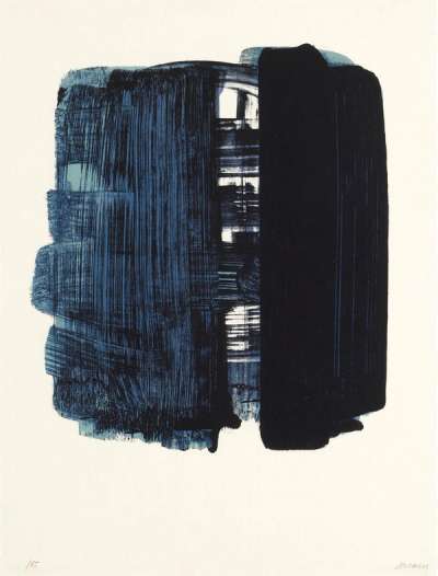 Lithographie No. 33 - Signed Print by Pierre Soulages 1974 - MyArtBroker