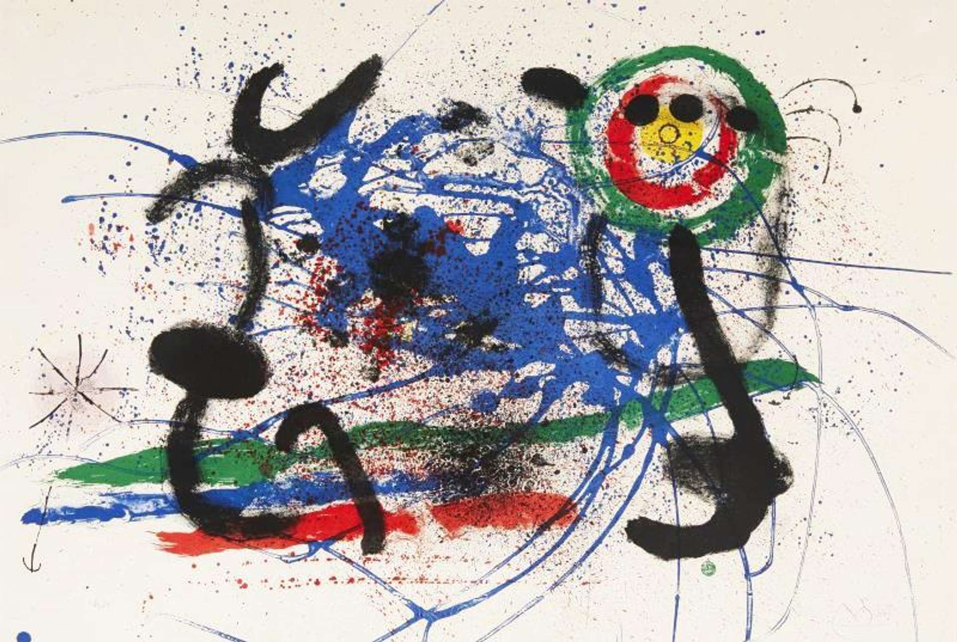 Joan Miró: Amazone - Signed Print
