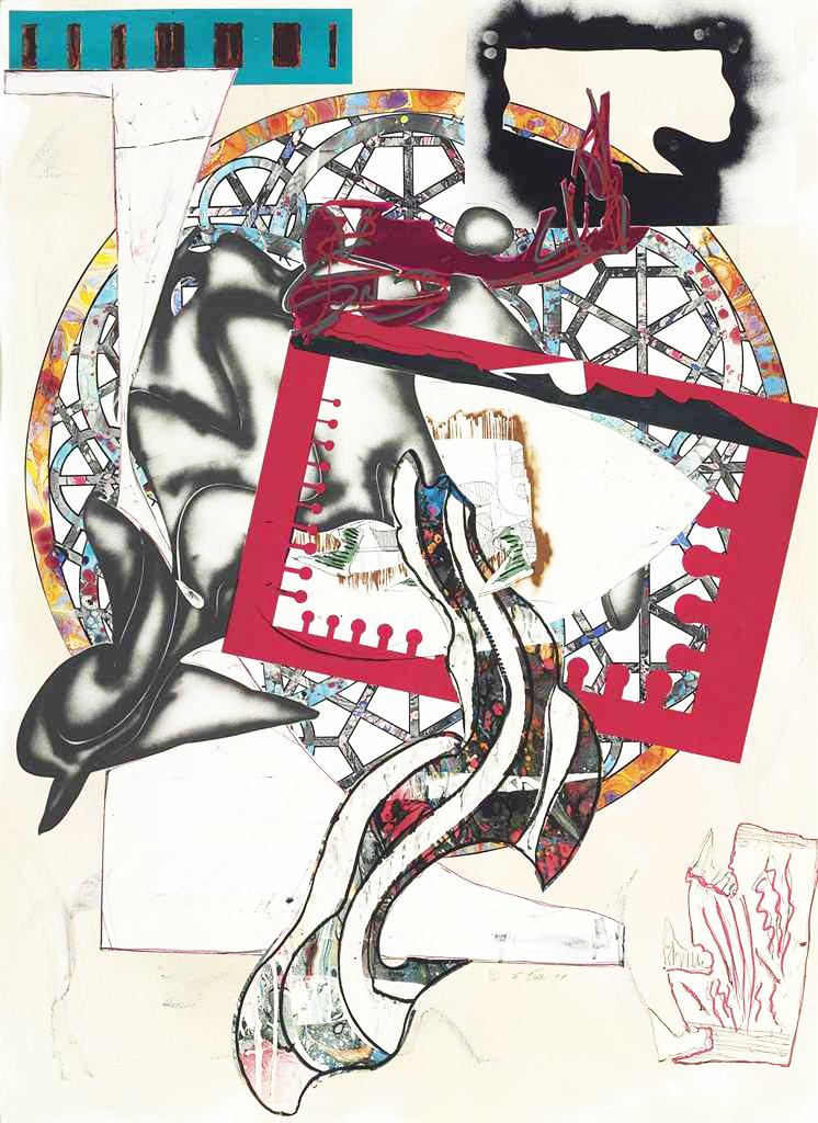 Frank Stella Pacific (Signed Print) 1985