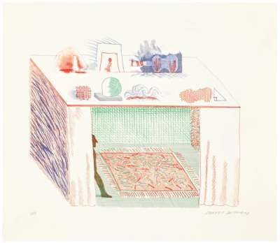 In A Chiaroscuro - Signed Print by David Hockney 1977 - MyArtBroker