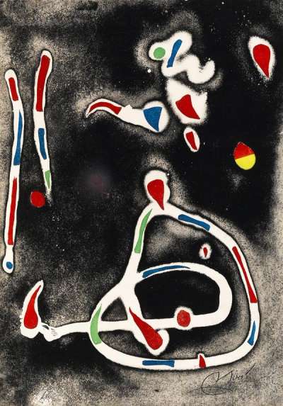 La Traca II - Signed Print by Joan Miro 1979 - MyArtBroker