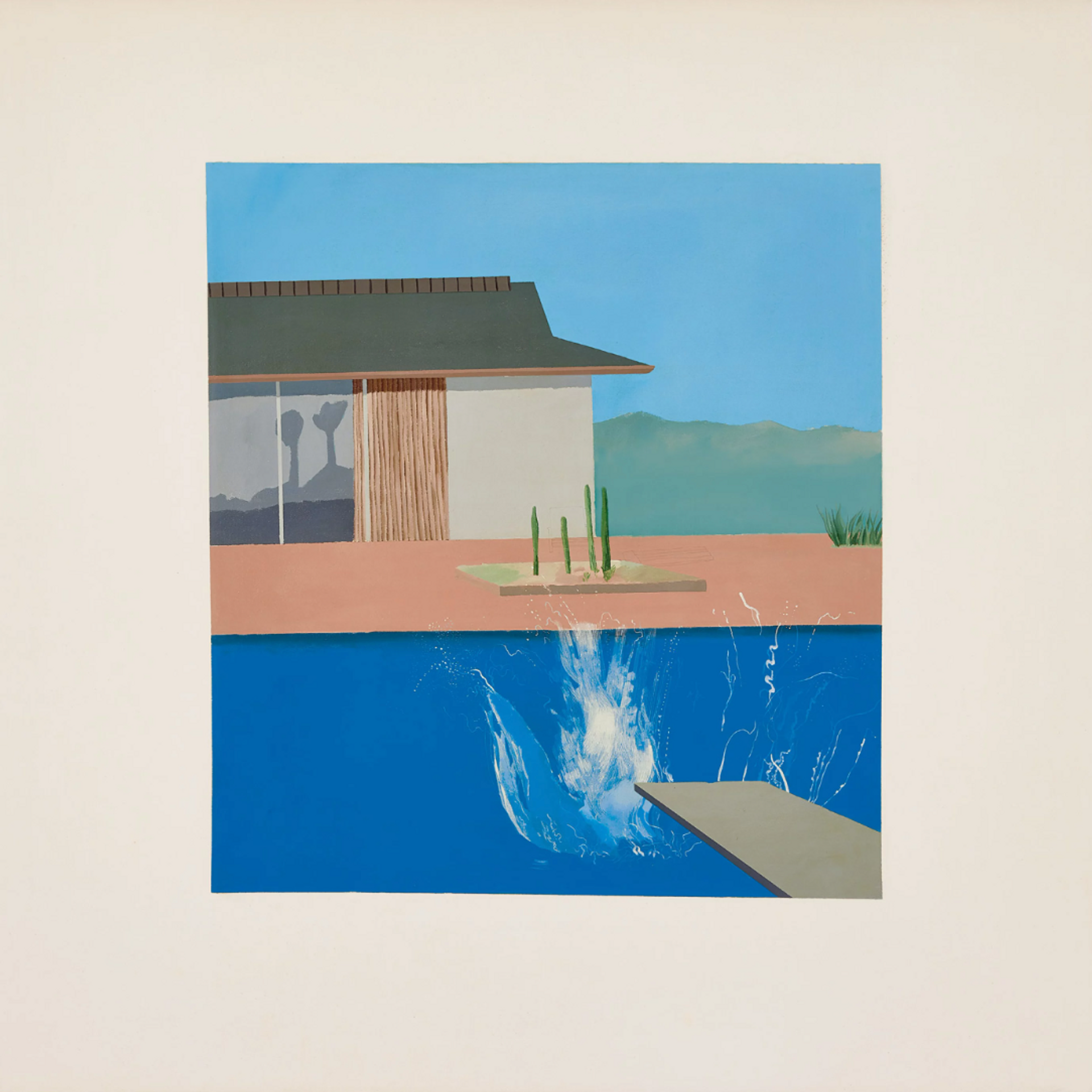 The Splash by David Hockney