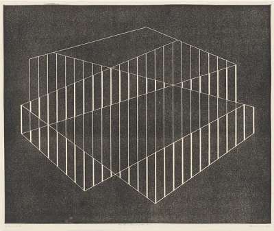 Fenced - Signed Print by Josef Albers 1944 - MyArtBroker