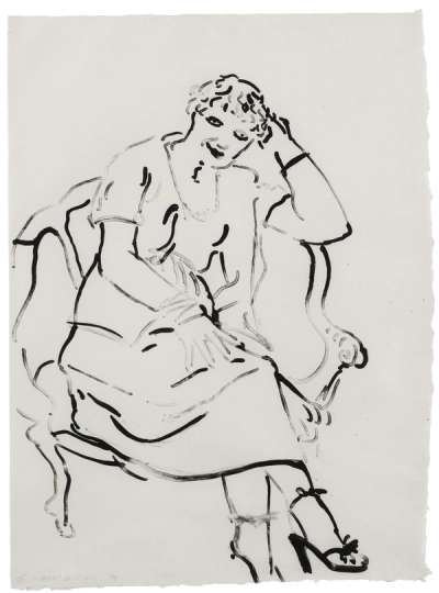 David Hockney: Celia Weary - Signed Print