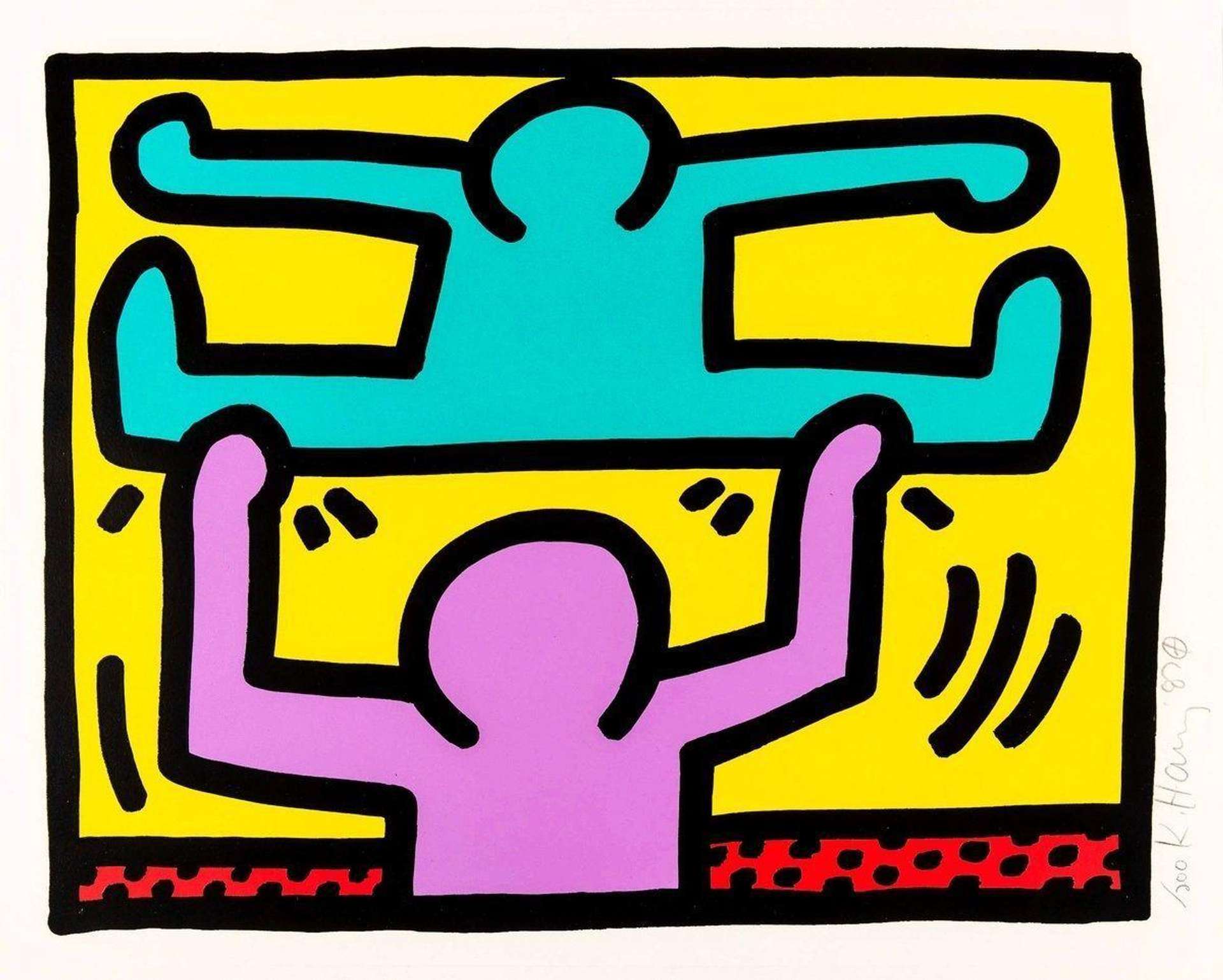 Pop Shop I, Plate II - Signed Print by Keith Haring 1987 - MyArtBroker