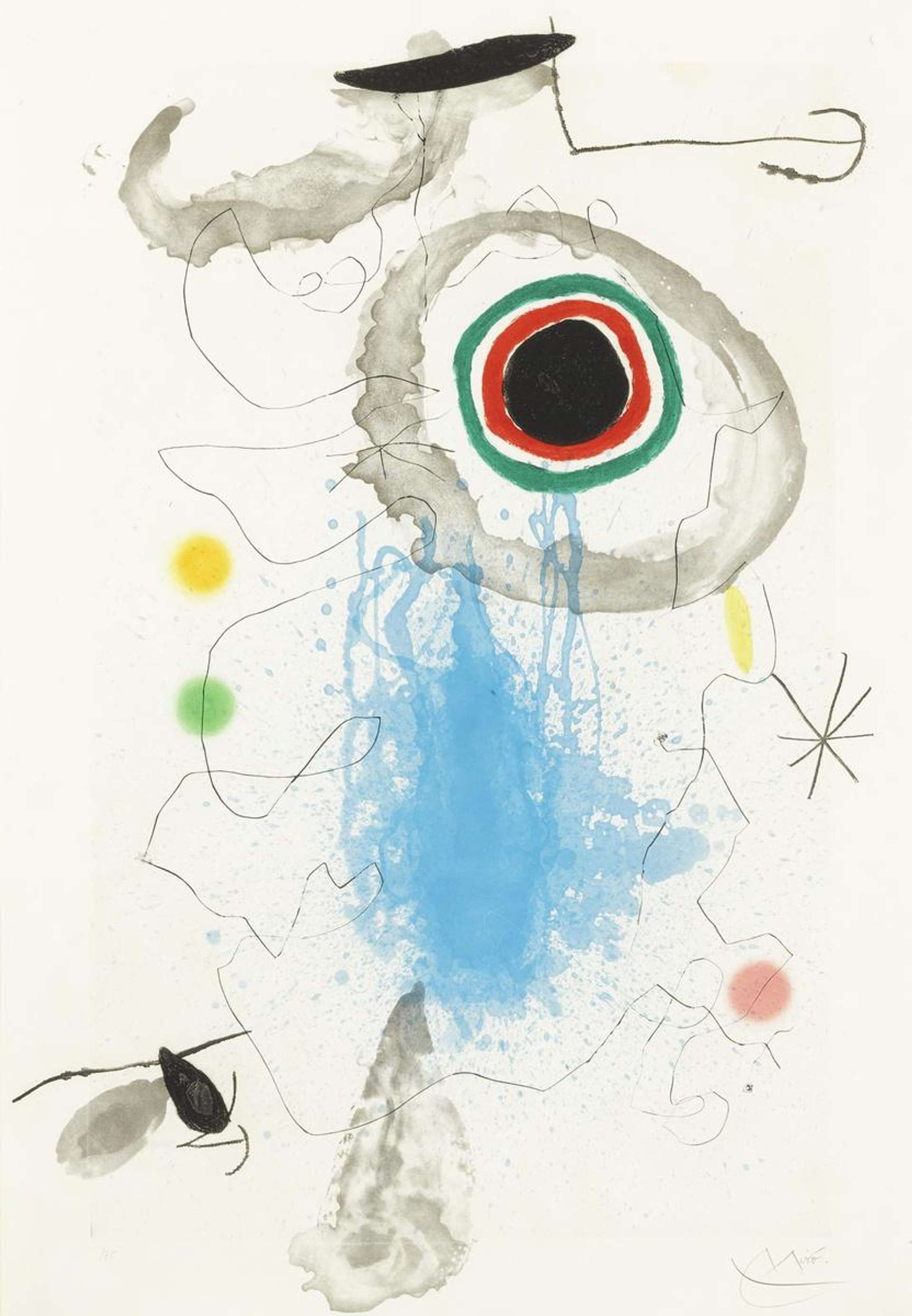 Joan Miró: L’Astre Du Labyrinth - Signed Print