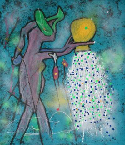 La Dulce Aqua Vita - Signed Print by Roberto Matta 2002 - MyArtBroker