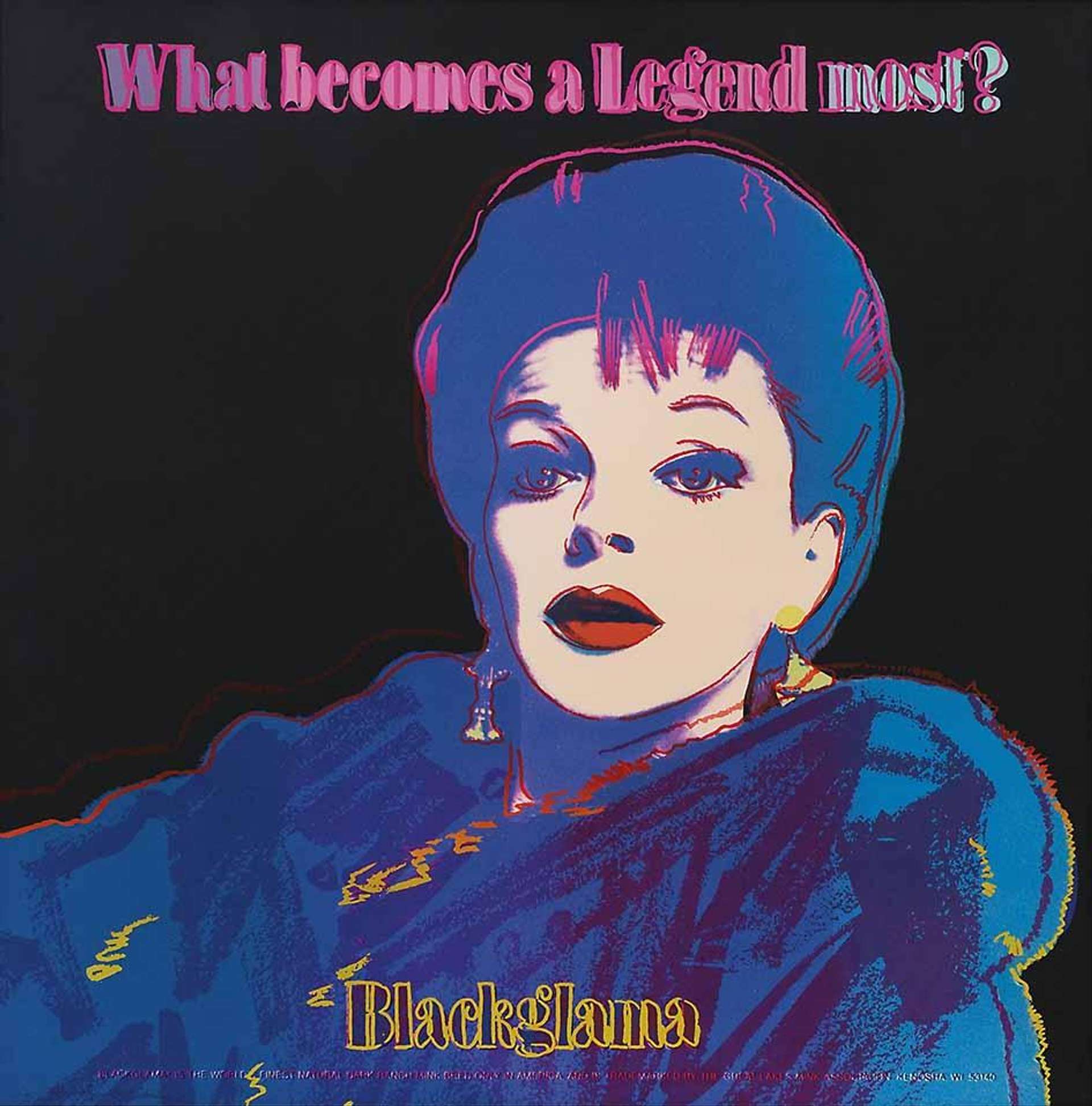 Blackglama (Judy Garland) (F. & S. II.351) by Andy Warhol