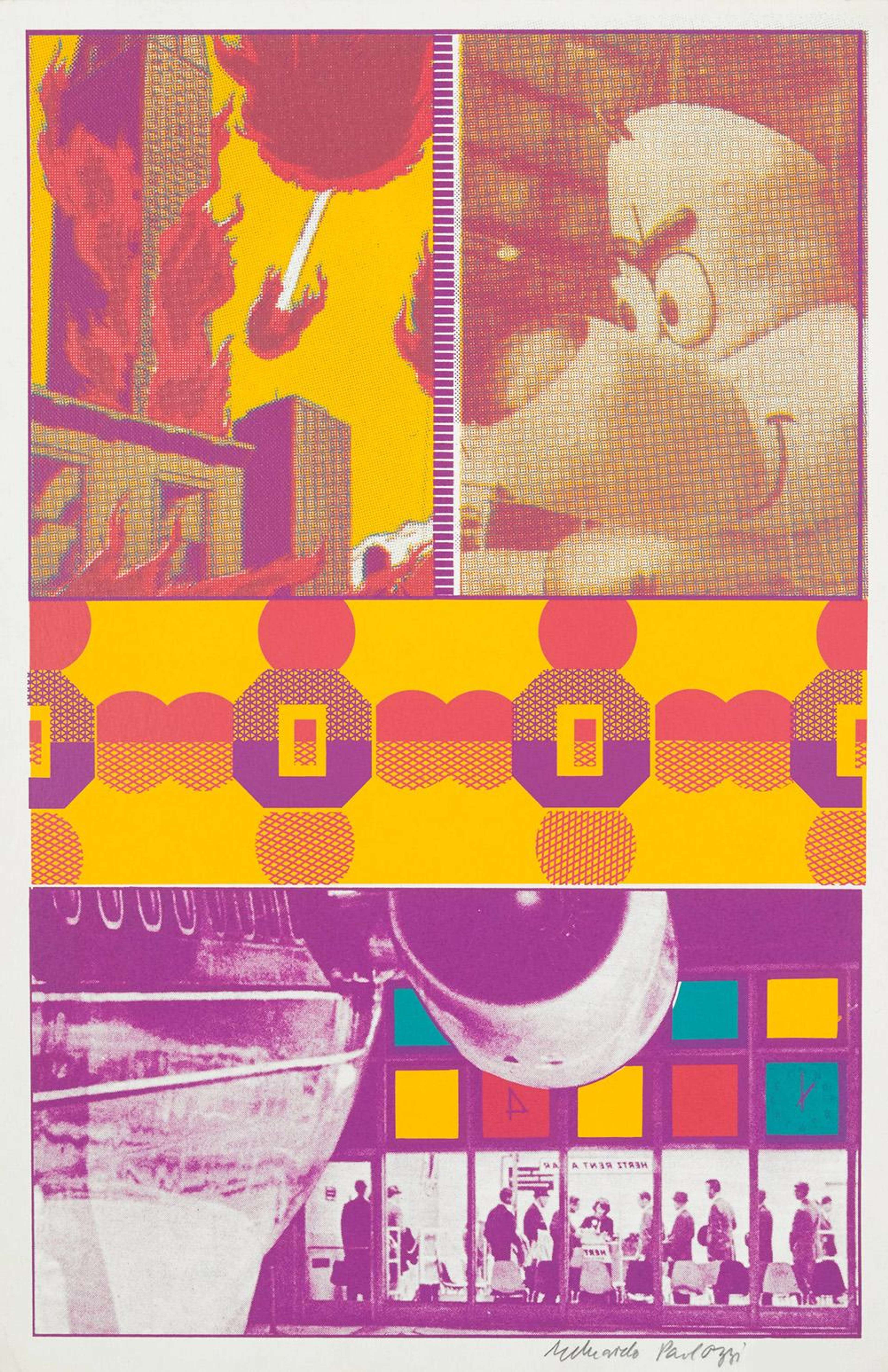 Moonstrips Empire News 4 - Signed Print by Eduardo Paolozzi 1967 - MyArtBroker