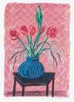 Amaryllis In Vase - Signed Print