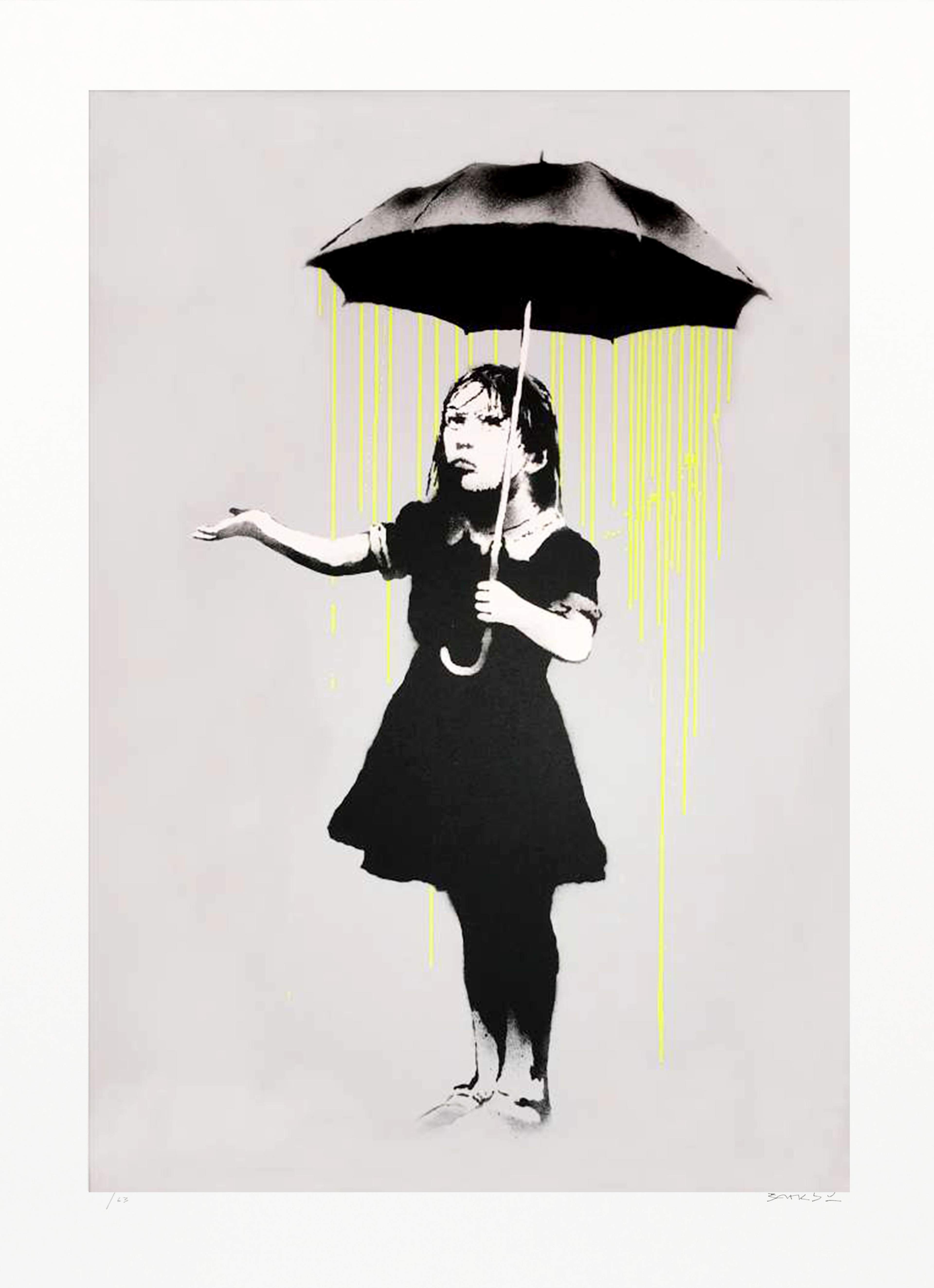 Nola (Yellow rain) by Banksy