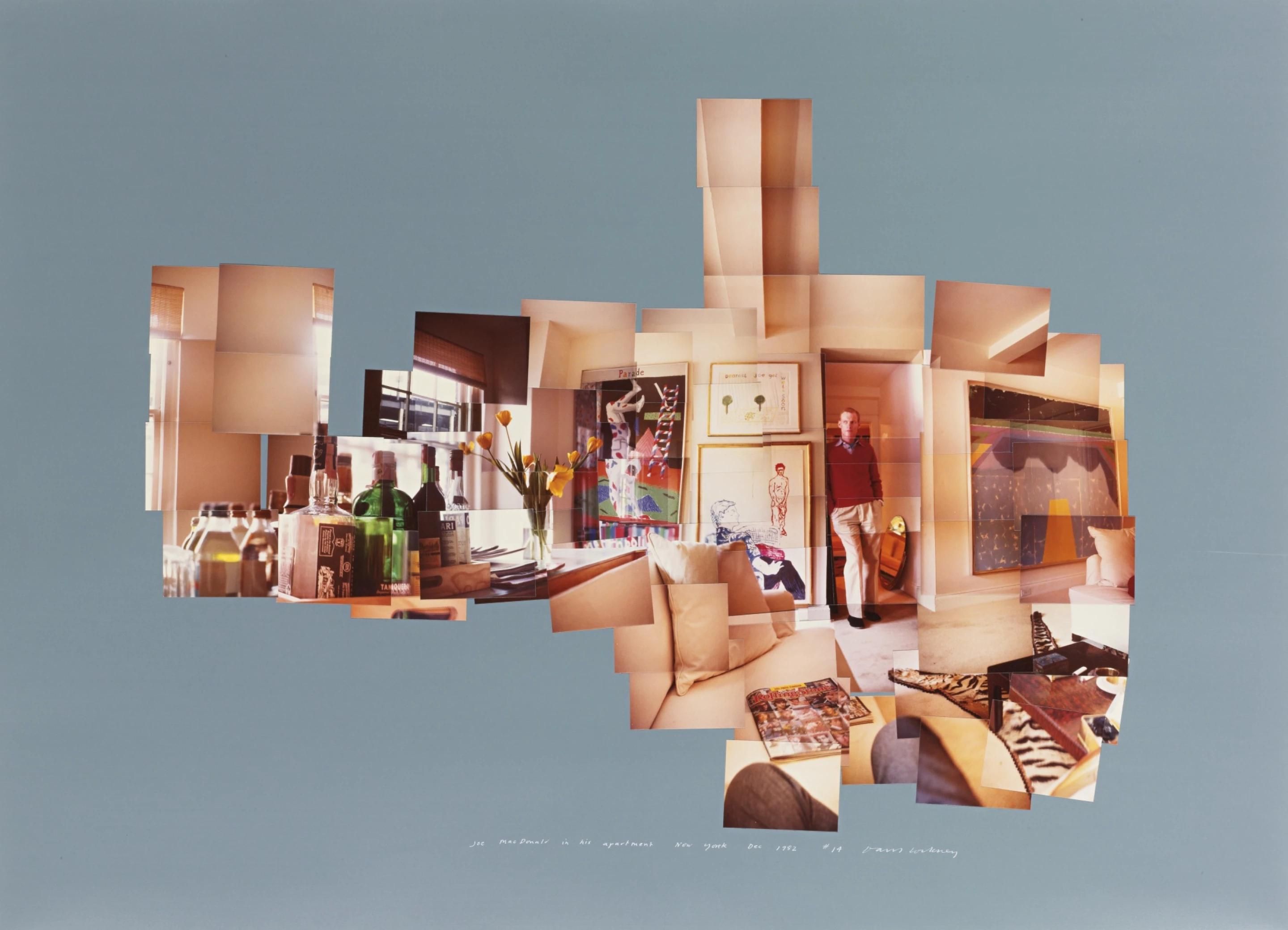 David Hockney Joe Macdonald In His Apartment, New York, Dec 1982