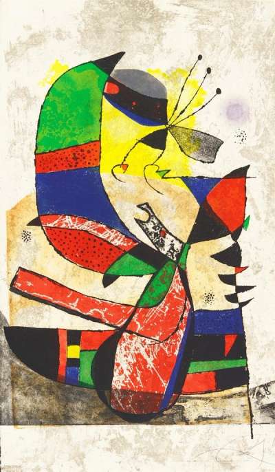 Joan Miró: Gaudi I - Signed Print