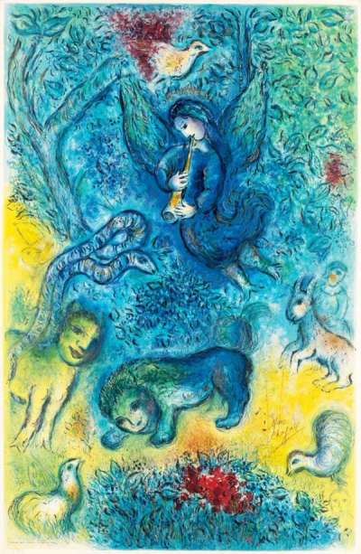 La Flûte Enchantée - Signed Print by Marc Chagall 1967 - MyArtBroker