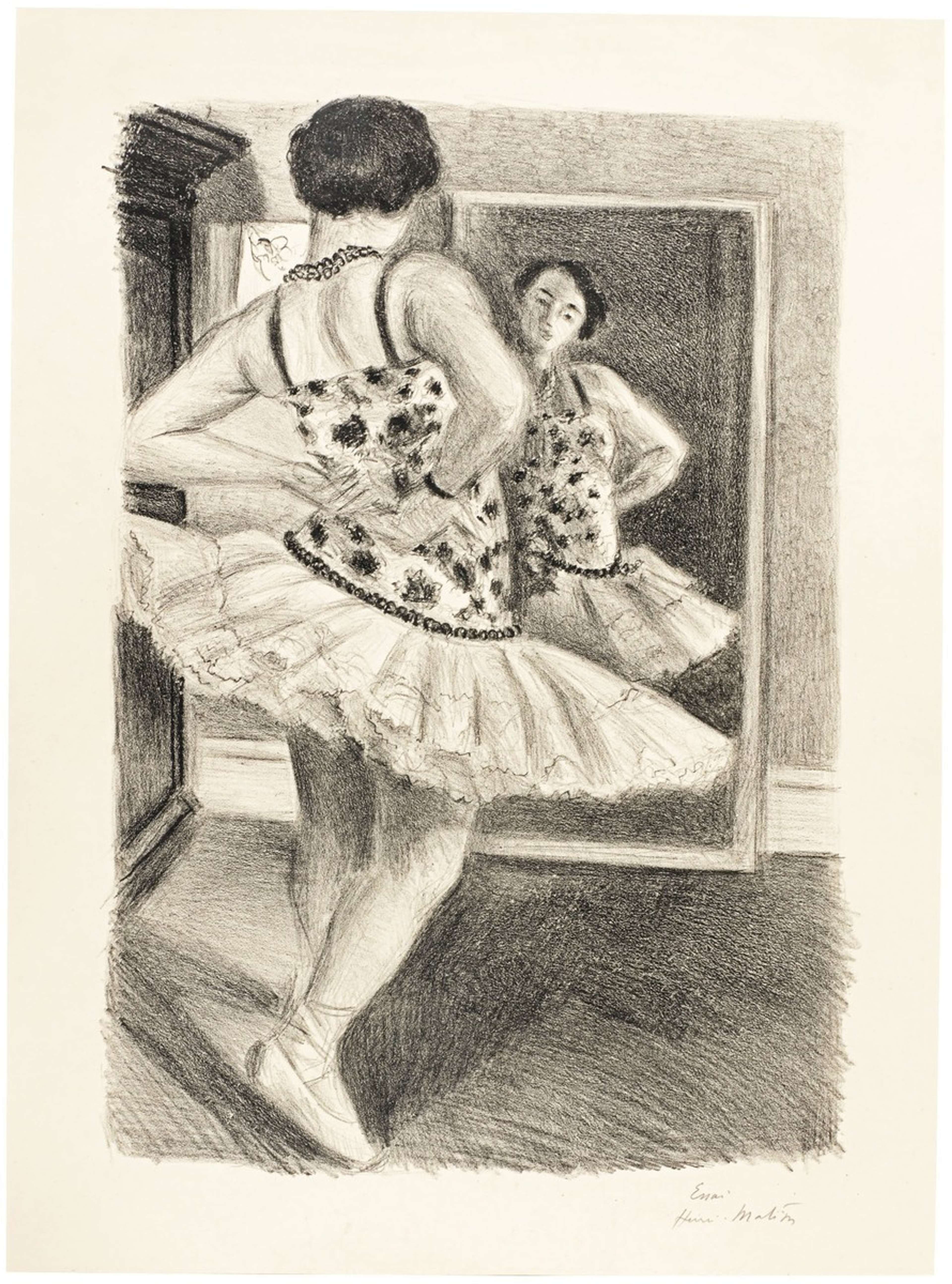 Danseuse Reflétée Dans La Glace - undefined by Henri Matisse 1927 - MyArtBroker