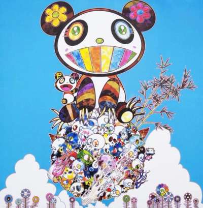 Takashi Murakami: The Pandas Say They’re Happy - Signed Print