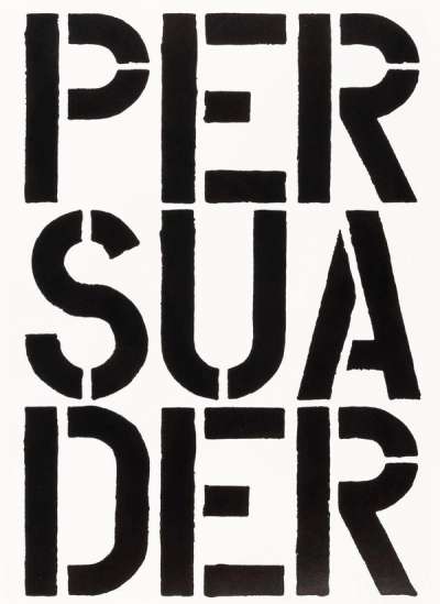 Persuader - Unsigned Print by Christopher Wool 1989 - MyArtBroker