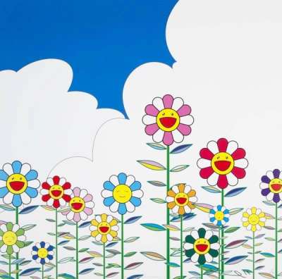 Flower 2 - Signed Print by Takashi Murakami 2002 - MyArtBroker