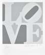 Robert Indiana: The Book Of Love (greys) - Signed Print