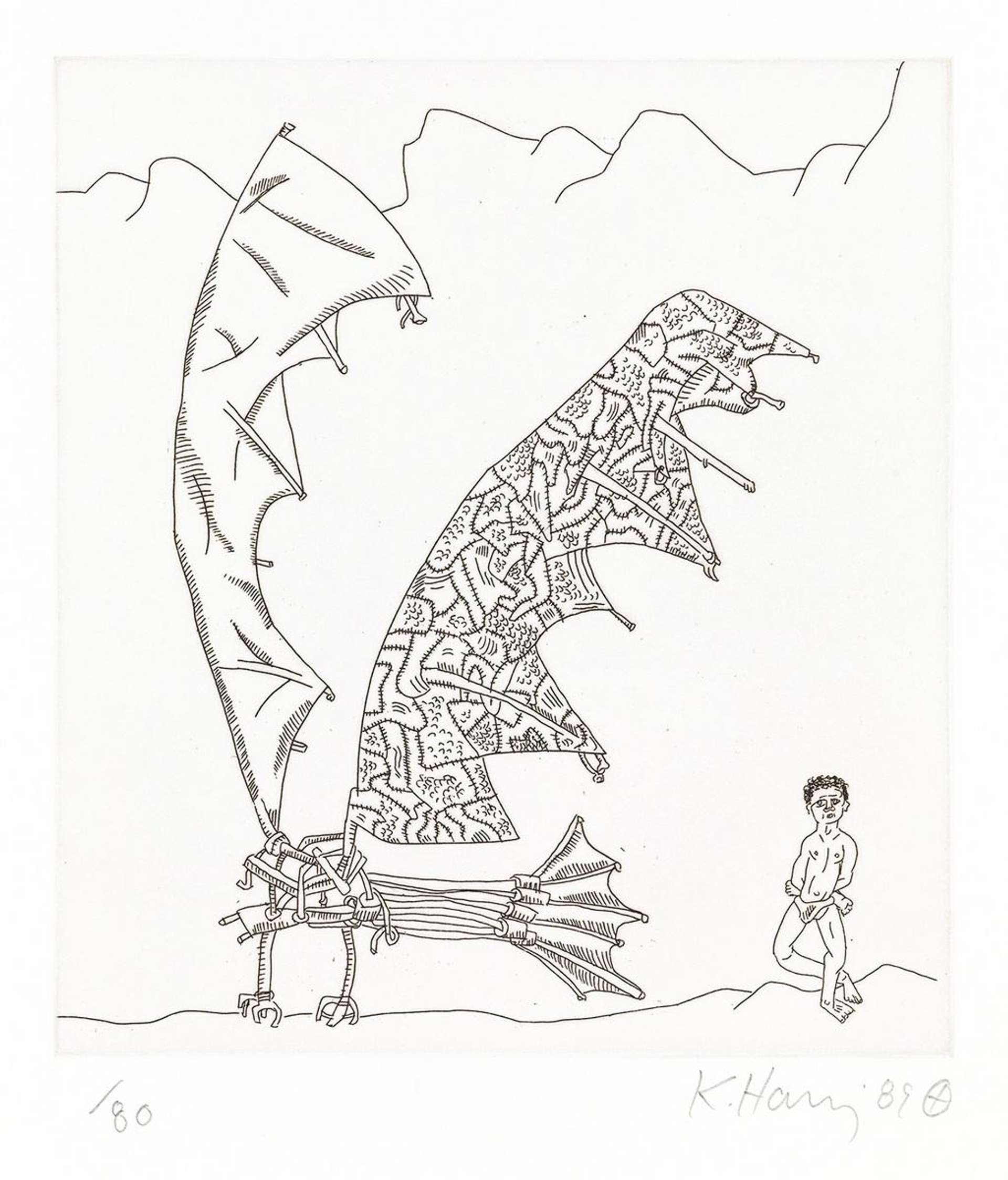 Keith Haring: The Valley Page 2 - Signed Print