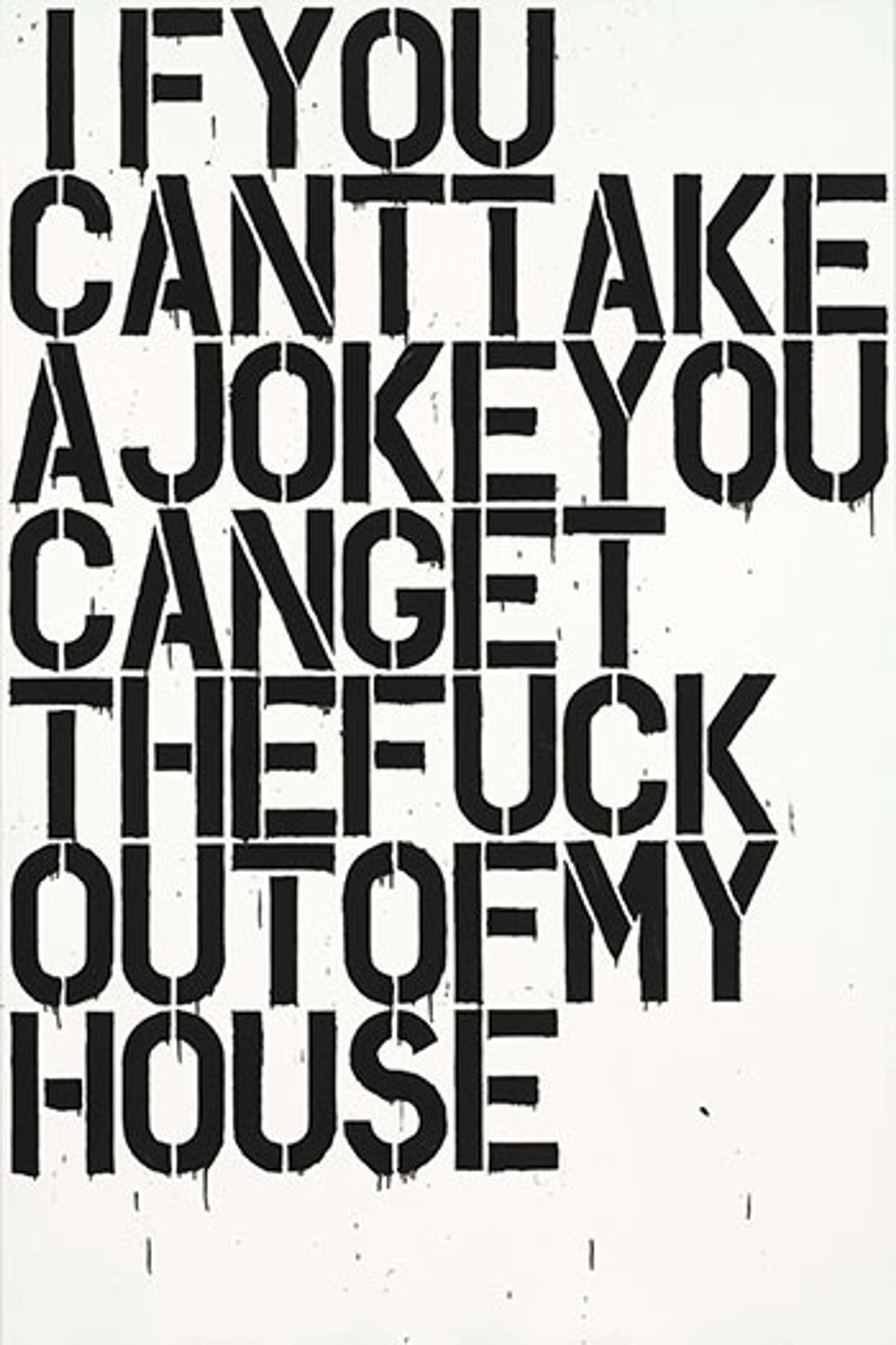 If You by Christopher Wool