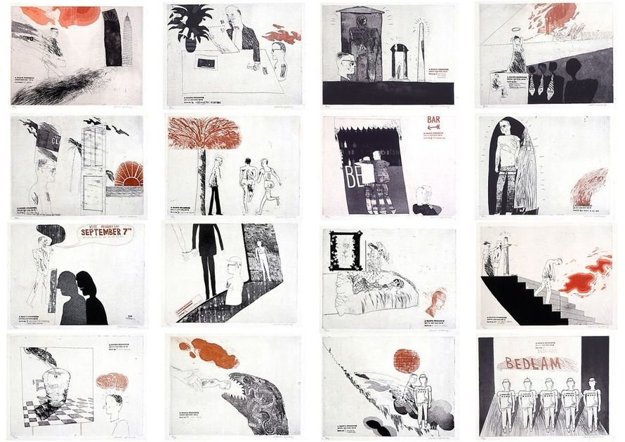 A Rake’s Progress by David Hockney Background & Meaning MyArtBroker