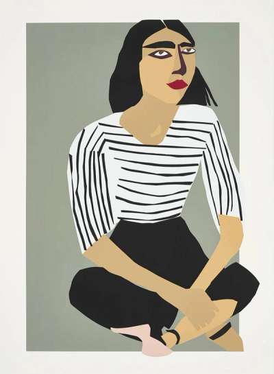 A Sunday Afternoon In Whitechapel I - Signed Print by Chantal Joffe 2023 - MyArtBroker