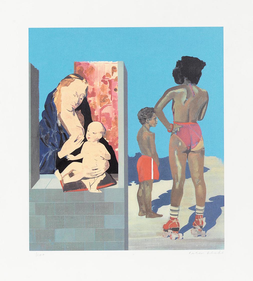 Madonna On Venice Beach by Peter Blake Meaning, Analysis & Auction