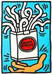 Lucky Strike (blue, white) - Signed Print